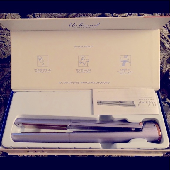 Unbound cordless straightener flat iron iron and charger only box not included - Picture 1 of 1